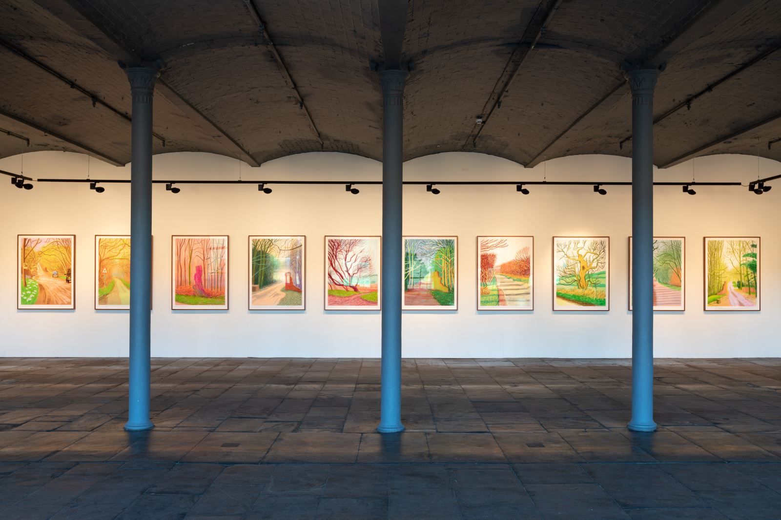 David Hockney's Arrival of Spring at Salts Mill 